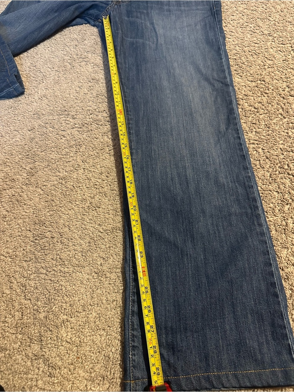 Lucky Brand Men's Medium Blue Straight Jeans - Picture 7 of 8